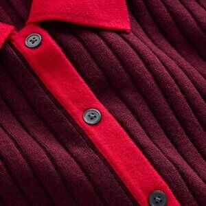 Two-tone Petite Midi Sweater Dress - NWT - 4P